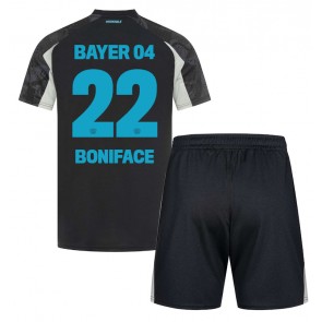 Bayer Leverkusen Victor Boniface #22 Rezervni Dres za Dječji 2024-25 Kratak Rukavima (+ kratke hlače)